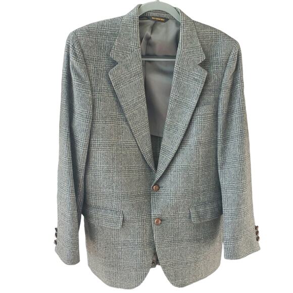 Harris Tweed Vintage Two Button Camel Hair Sports Coat - Picture 1 of 16
